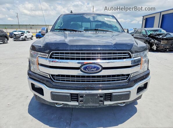 1FTEW1E51KKE37799 2019 FORD F150 Black Вид спереду