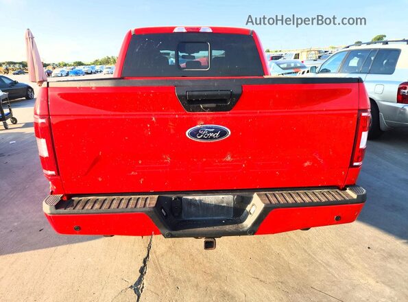 1FTEW1E51LKD75385 2020 FORD F150 Red Vista trasera
