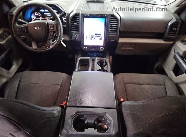 1FTEW1E52JFC43354 2018 FORD F150 Black Vista del salpicadero