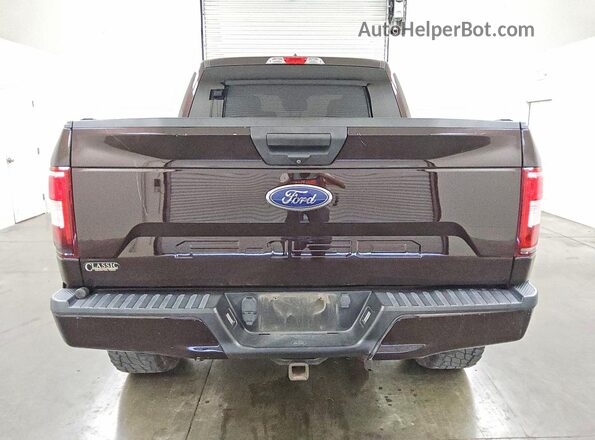 1FTEW1E52JFC43354 2018 FORD F150 Black Vista trasera