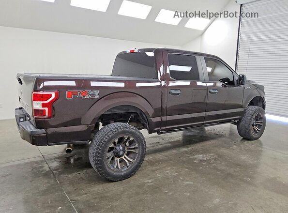 1FTEW1E52JFC43354 2018 FORD F150 Black Trasero derecho