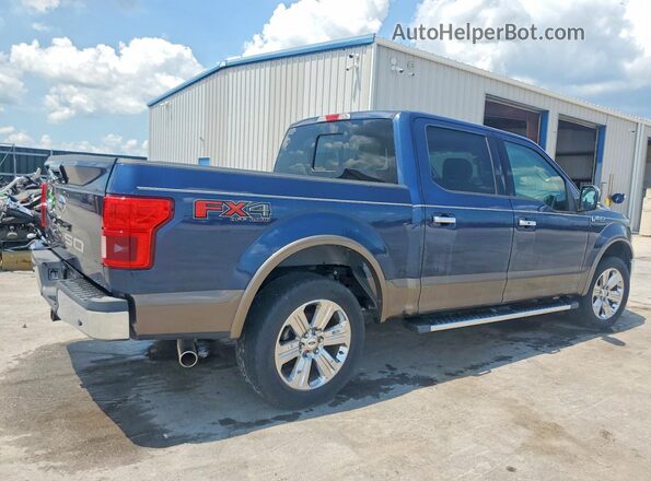1FTEW1E52JFC52734 2018 FORD F150 Blue უკანა მარჯვენა