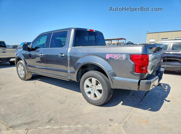 1FTEW1E52JFC62552 2018 FORD F150 Серый Задняя левая четверть