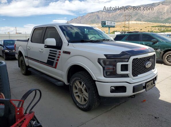1FTEW1E52JFC67573 2018 FORD F150 White Przód prawy