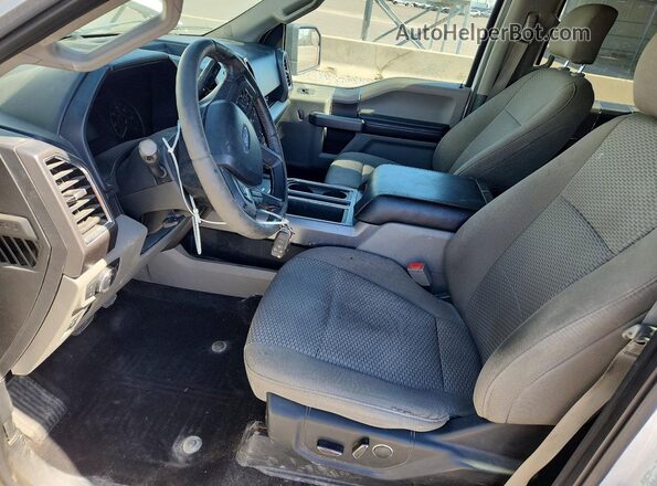 1FTEW1E52JFE40413 2018 FORD F150 White წინა სალონის ხედი