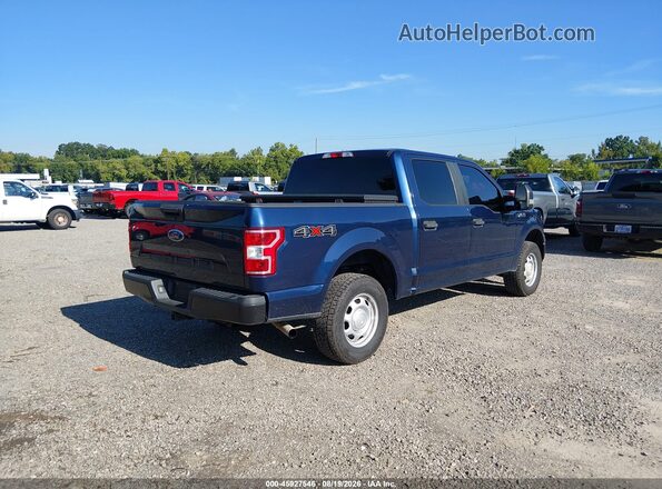 1FTEW1E52JKE40970 2018 FORD F150 Blue Հետևի աջ