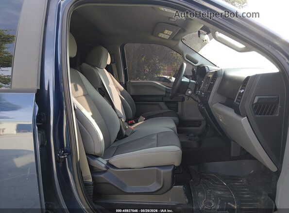 1FTEW1E52JKE40970 2018 FORD F150 Blue Սալոնի դիմացի տեսք