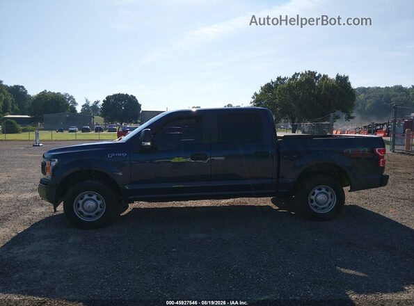 1FTEW1E52JKE40970 2018 FORD F150 Blue Սալոնի 360 աստիճան տեսք