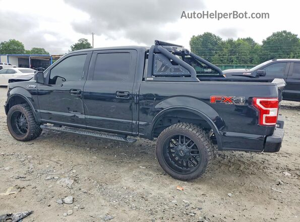 1FTEW1E52JKF91078 2018 FORD F150 Black Rear left