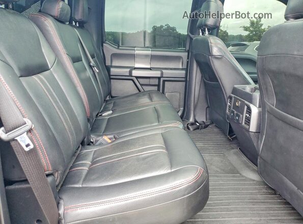 1FTEW1E52JKF91078 2018 FORD F150 Black Rear seats view