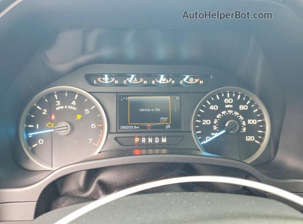 1FTEW1E52JKF91078 2018 FORD F150 Black Instrument cluster view