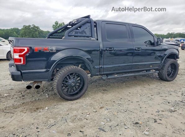 1FTEW1E52JKF91078 2018 FORD F150 Black Rear right