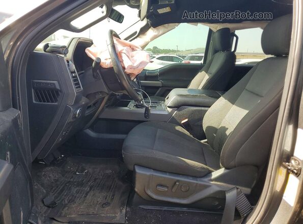 1FTEW1E52LKF08087 2020 FORD F150 Gray წინა სალონის ხედი