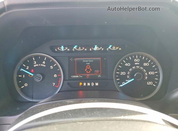 1FTEW1E53JFC07365 2018 FORD F150 Silver Instrument cluster view