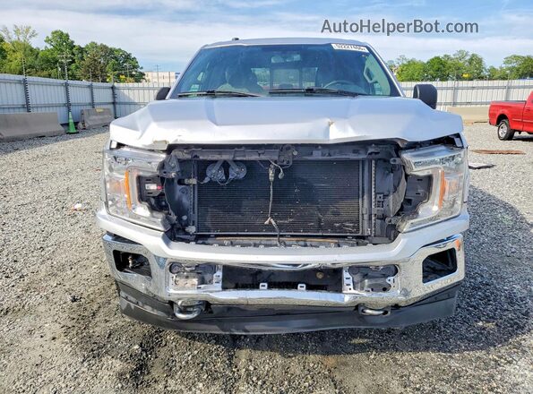 1FTEW1E53JFC07365 2018 FORD F150 Silver Front view
