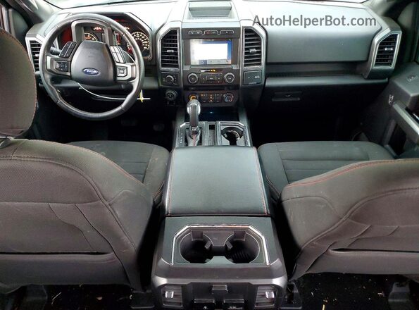 1FTEW1E53JFC41287 2018 FORD F150 Black Vista del salpicadero