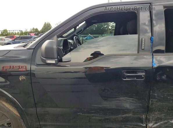 1FTEW1E53JFC41287 2018 FORD F150 Black Vista interior delantera