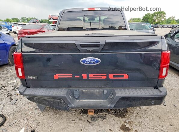 1FTEW1E53JFC41287 2018 FORD F150 Black Vista trasera