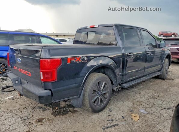 1FTEW1E53JFC41287 2018 FORD F150 Black Trasero derecho