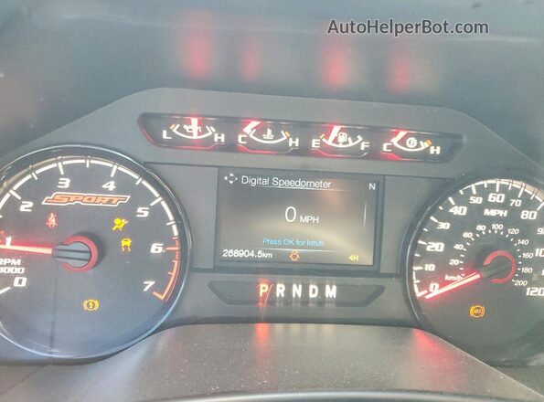 1FTEW1E53JFD90668 2018 FORD F150 Black Вид щитка приладів