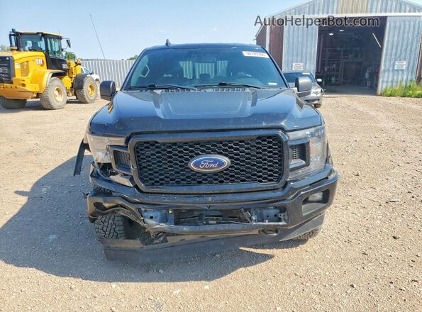 1FTEW1E53JFD90668 2018 FORD F150 Black Вид спереду