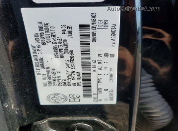 1FTEW1E53JFD90668 2018 FORD F150 Black Вид підкапотного простору