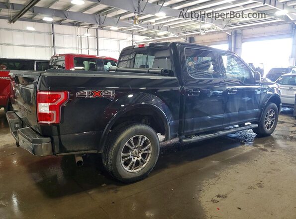 1FTEW1E54JFC29438 2018 FORD F150 Black Tył prawy