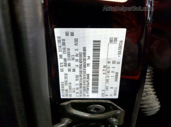 1FTEW1E54JFC29438 2018 FORD F150 Black Widok komory silnika