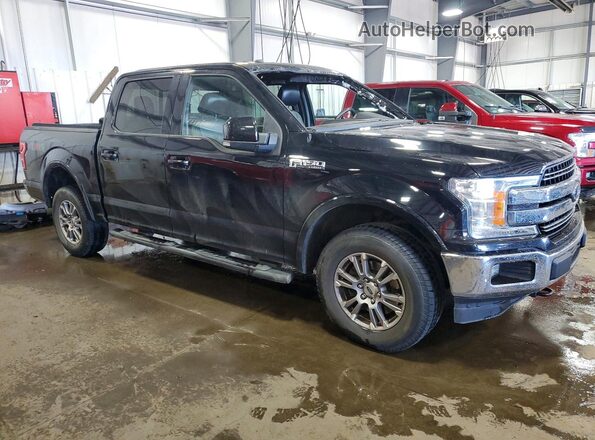 1FTEW1E54JFC29438 2018 FORD F150 Black Przód prawy