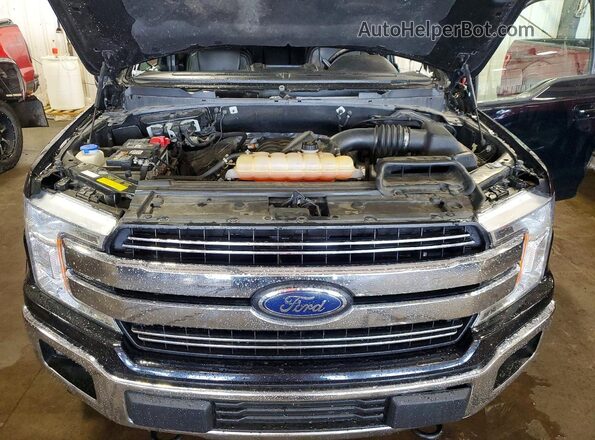 1FTEW1E54JFC29438 2018 FORD F150 Black Widok wnętrza z tyłu