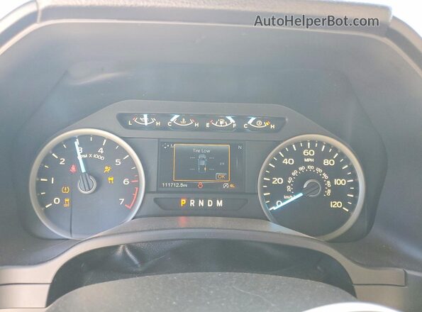 1FTEW1E54JFD87990 2018 FORD F150 White Widok zestawu wskaźników