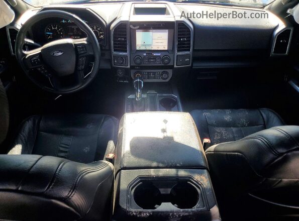 1FTEW1E54JFD87990 2018 FORD F150 White Widok deski rozdzielczej