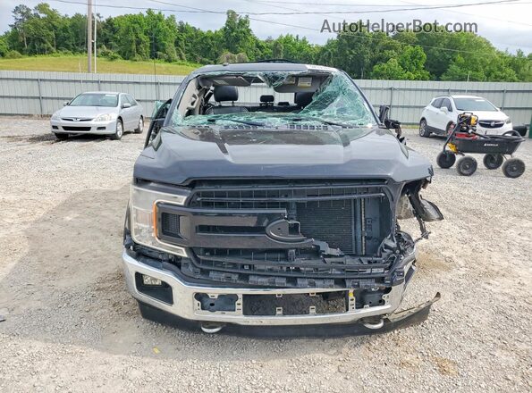 1FTEW1E54JFE02648 2018 FORD F150 Black Вид спереду
