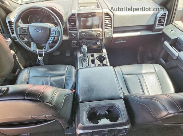 1FTEW1E54JFE51204 2018 FORD F150 Red Vista del salpicadero
