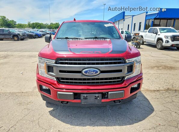 1FTEW1E54JFE51204 2018 FORD F150 Red Vista frontal