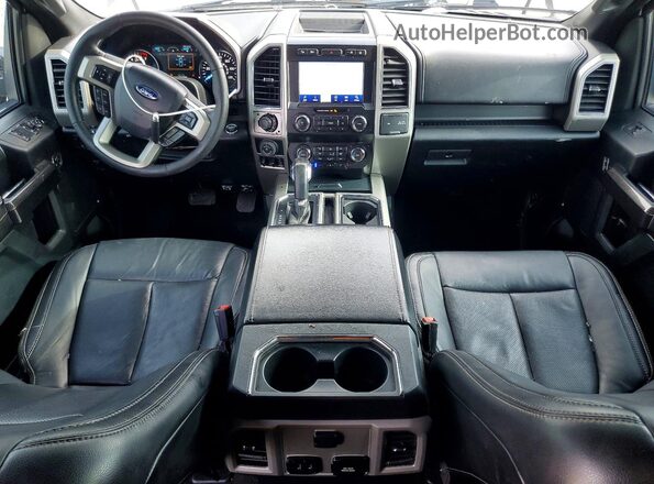 1FTEW1E54LFA57513 2020 FORD F150 Silver Widok deski rozdzielczej