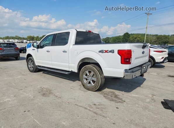 1FTEW1E55JKC12591 2018 FORD F150 White Trasero izquierdo