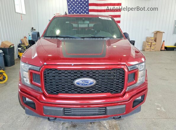 1FTEW1E55KFC18207 2019 FORD F150 Red Вид спереду