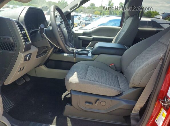1FTEW1E55LFC03062 2020 FORD F150 Red Front interior view
