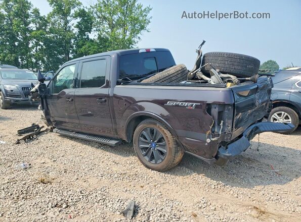 1FTEW1E55LFC14966 2020 FORD F150 Brown Rear left