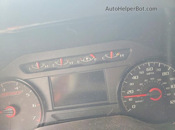 1FTEW1E55LFC14966 2020 FORD F150 Brown Instrument cluster view