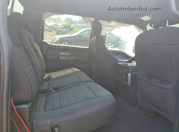 1FTEW1E55LFC14966 2020 FORD F150 Brown Rear seats view