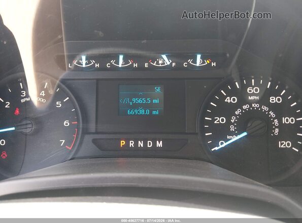 1FTEW1E55LKD68357 2020 FORD F150 White Widok tylnych siedzeń