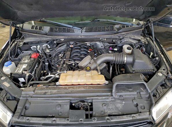1FTEW1E56JFD21344 2018 FORD F150 Black Սալոնի հետևի տեսք
