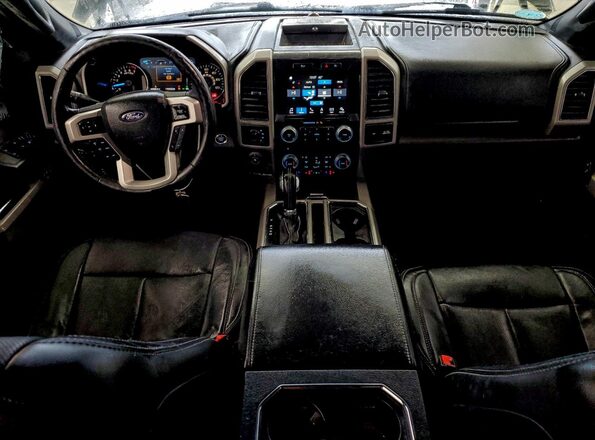 1FTEW1E56JFD21344 2018 FORD F150 Black Առջևի վահանակի տեսք
