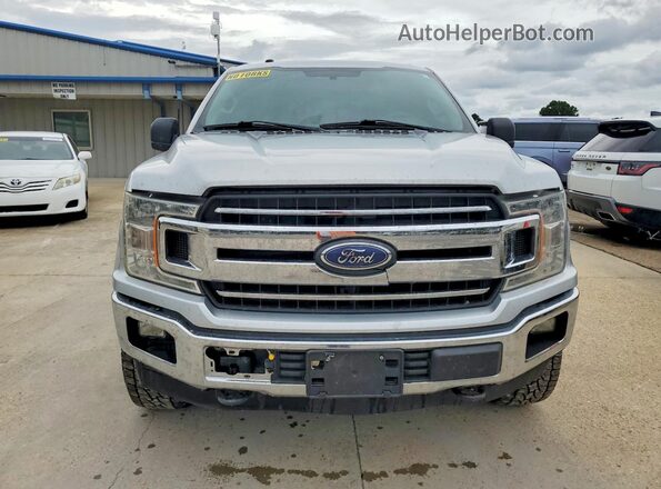 1FTEW1E56JKC86246 2018 FORD F150 Серебряный Вид спереди