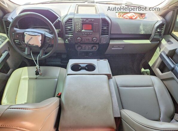 1FTEW1E56JKF87664 2018 FORD F150 White Vista del salpicadero