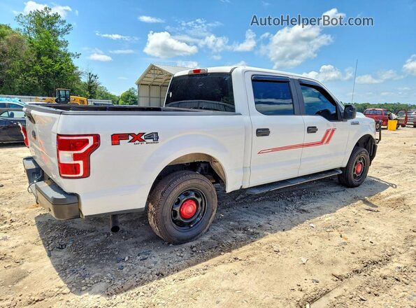 1FTEW1E56JKF87664 2018 FORD F150 White Trasero derecho