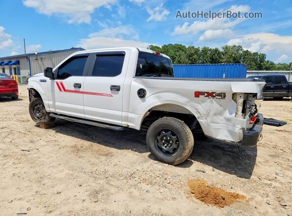 1FTEW1E56JKF87664 2018 FORD F150 White Trasero izquierdo