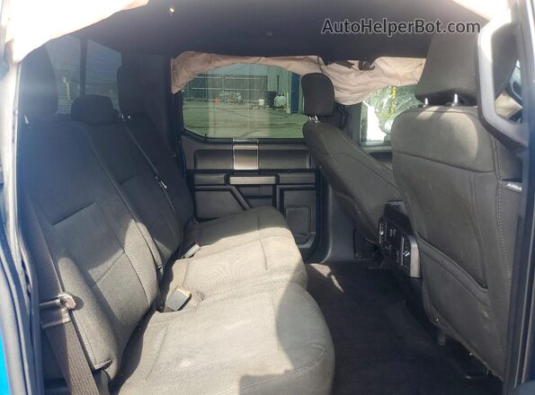 1FTEW1E56KKC31524 2019 FORD F150 Blue უკანა სავარძლების ხედი